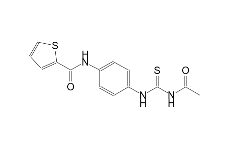N-(4-{[(acetylamino)carbothioyl]amino}phenyl)-2-thiophenecarboxamide