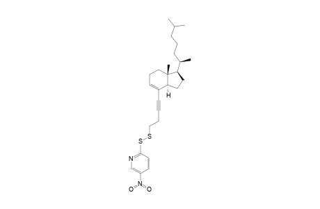 2-{2-[4-(1R,3aR,7aR)-2,3,3a,6,7,7a-Hexahydro-7a-methyl-1-((R)-6-methylheptan-2-yl)-1H-inden-4-yl]-but-3-ynyldisulfanyl}-5-nitropyridine