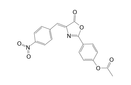 4-[4-(4-nitrobenzylidene)-5-oxo-4,5-dihydro-1,3-oxazol-2-yl]phenyl acetate