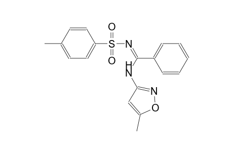 4-methyl-N-[(Z)-[(5-methyl-3-isoxazolyl)amino](phenyl)methylidene]benzenesulfonamide