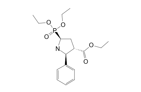 CIS,TRANS-2-DIETHYLPHOSPHONO-4-CARBETHOXY-5-PHENYL-PYRROLIDINE