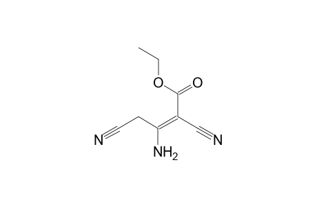 3-Amino-2-ethoxycarbonyl-2-pentendinitrile