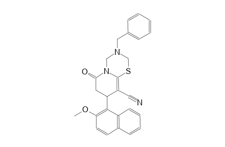 2H,6H-pyrido[2,1-b][1,3,5]thiadiazine-9-carbonitrile, 3,4,7,8-tetrahydro-8-(2-methoxy-1-naphthalenyl)-6-oxo-3-(phenylmethyl)-