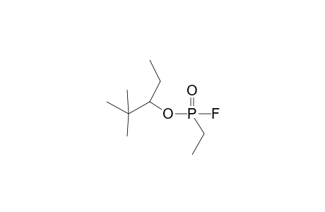 1-Ethyl-2,2-dimethylpropyl ethylphosphonofluoridoate