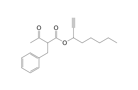 1-Ethynylhexyl 2-benzyl-3-oxo-butanoate