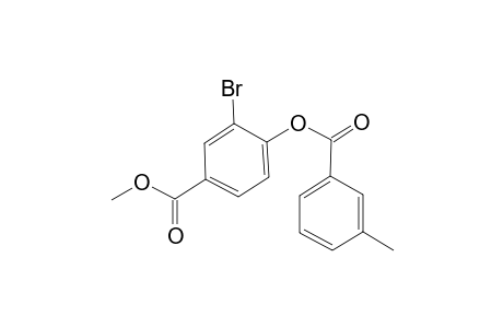 Benzoic acid, 3-bromo-4-(3-methylbenzoyloxy)-, methyl ester