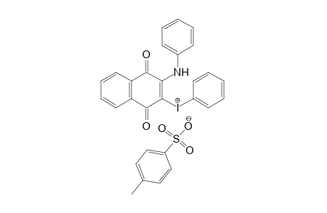 3-Phenyliodonio-2-phenylamino-1,4-naphthoquinone tosylate