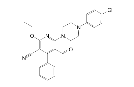 5-Cyano-6-ethoxy-3-formyl-2-[N-4-(4-chlorophenyl)piperazinyl]-4-phenylpyridine