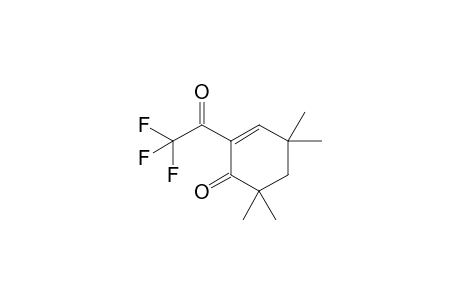 2-(Trifluoroacetyl)-4,4,6,6-tetramethylcyclohex-2-en-1-one