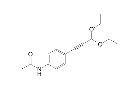 3,3-Diethoxy-1-(p-acetamidophenyl)-1-propyne