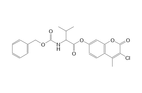 3-chloro-4-methyl-2-oxo-2H-chromen-7-yl (2S)-2-{[(benzyloxy)carbonyl]amino}-3-methylbutanoate