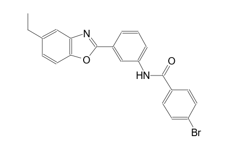 benzamide, 4-bromo-N-[3-(5-ethyl-2-benzoxazolyl)phenyl]-