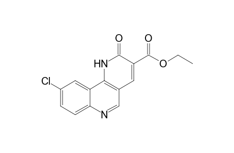Ethyl 9-Chloro-1,2-dihydro-2-oxobenzo[h][1,6]naphthyridine-3-carboxylate