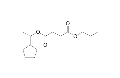 Succinic acid, 1-cyclopentylethyl propyl ester