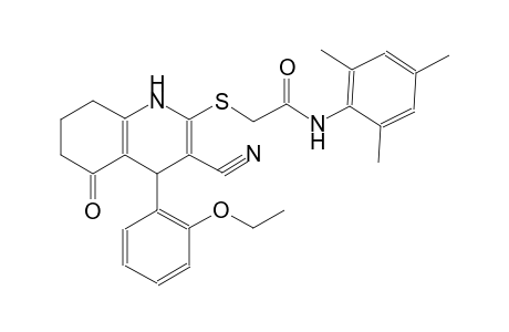 acetamide, 2-[[3-cyano-4-(2-ethoxyphenyl)-1,4,5,6,7,8-hexahydro-5-oxo-2-quinolinyl]thio]-N-(2,4,6-trimethylphenyl)-
