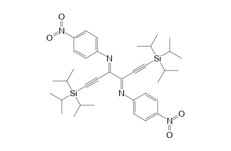 N,N'-bis[4'-Nitrophenyl]-1,6-bis(triisopropylsilyl)hexa-1,5-diyne-3,4-diimine