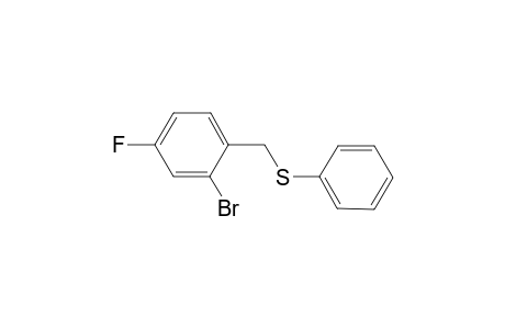 (2-Bromo-4-fluorobenzyl)(phenyl)sulfane
