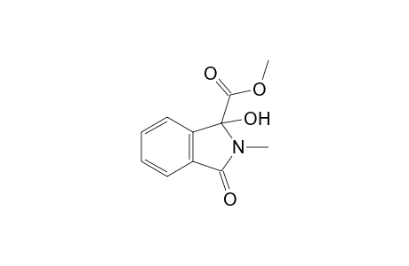 Methyl 1-hydroxy-2-methyl-2,3-dihydro-3-oxo-1H-isoindole-1-carboxylate