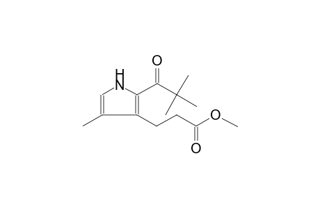 methyl 3-[2-(2,2-dimethylpropanoyl)-4-methyl-1H-pyrrol-3-yl]propanoate