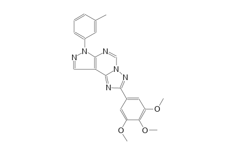 7-(3-methylphenyl)-2-(3,4,5-trimethoxyphenyl)-7H-pyrazolo[4,3-e][1,2,4]triazolo[1,5-c]pyrimidine