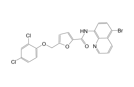N-(5-bromo-8-quinolinyl)-5-[(2,4-dichlorophenoxy)methyl]-2-furamide