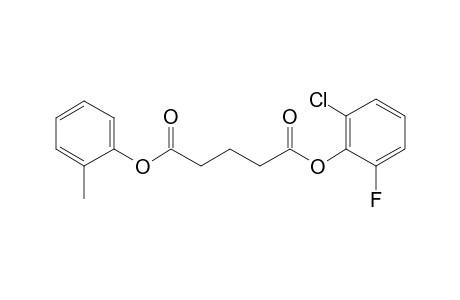 Glutaric acid, 2-chloro-6-fluorophenyl 2-methylphenyl ester