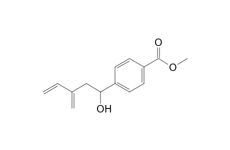 4-(1-hydroxy-3-methylene-pent-4-enyl)benzoic acid methyl ester
