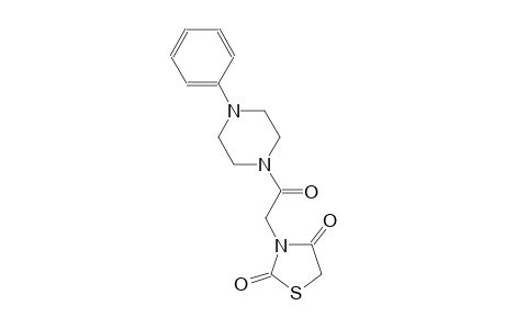 3-[2-oxo-2-(4-phenyl-1-piperazinyl)ethyl]-1,3-thiazolidine-2,4-dione