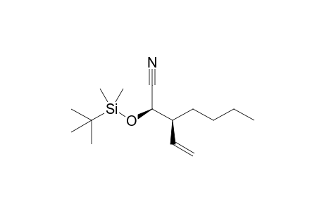 (2R,3S)-3-Butyl-2-tert-butyldimethylsiloxypent-4-enenitrile