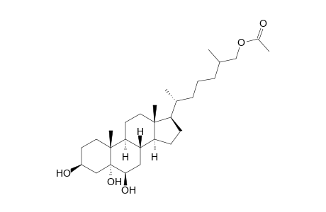 Cholestane-3.beta.,5.alpha.,6.beta.,26-tetrol - 26-Acetate