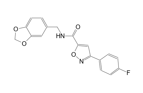 5-isoxazolecarboxamide, N-(1,3-benzodioxol-5-ylmethyl)-3-(4-fluorophenyl)-