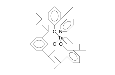 1,1,1-Tris(2,6-diisopropyl-phenoxy)-1-titana-cyclobutane pyridine complex