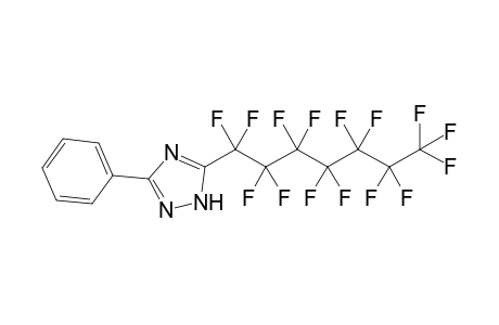 5-(1,1,2,2,3,3,4,4,5,5,6,6,7,7,7-pentadecafluoroheptyl)-3-phenyl-1H-1,2,4-triazole