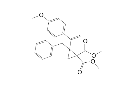 2-benzyl-2-[1-(4-methoxyphenyl)vinyl]cyclopropane-1,1-dicarboxylic acid dimethyl ester