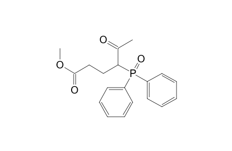 Hexanoic acid, 4-(diphenylphosphinyl)-5-oxo-, methyl ester