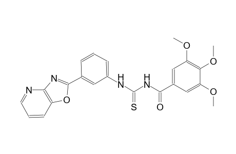 thiourea, N-(3-oxazolo[4,5-b]pyridin-2-ylphenyl)-N'-(3,4,5-trimethoxybenzoyl)-
