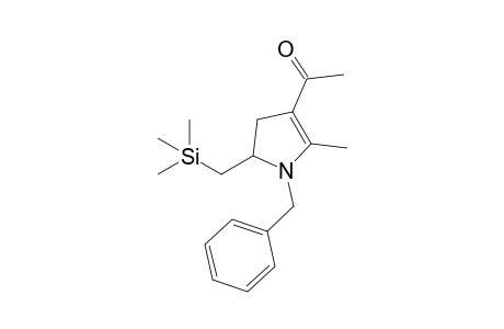1-[1-benzyl-2-methyl-5-(trimethylsilylmethyl)-2-pyrrolin-3-yl]ethanone