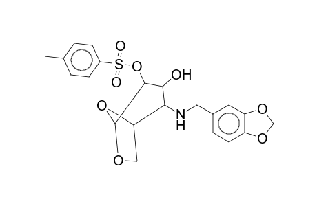 1,6-ANHYDRO-4-(3,4-METHYLENEDIOXYPHENYLMETHYLAMINO)-2-O-TOSYL-4-DEOXY-