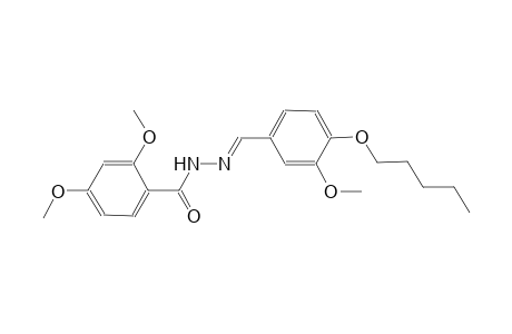 2,4-dimethoxy-N'-{(E)-[3-methoxy-4-(pentyloxy)phenyl]methylidene}benzohydrazide