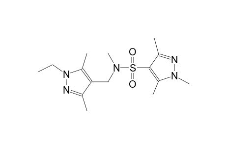 1H-pyrazole-4-sulfonamide, N-[(1-ethyl-3,5-dimethyl-1H-pyrazol-4-yl)methyl]-N,1,3,5-tetramethyl-