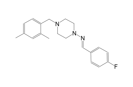 N-[4-(2,4-dimethylbenzyl)-1-piperazinyl]-N-[(E)-(4-fluorophenyl)methylidene]amine