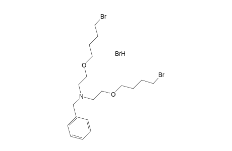 N,N-BIS[2-(5-BROMOBUTOXY)ETHYL]BENZYLAMINE, HYDROBROMIDE