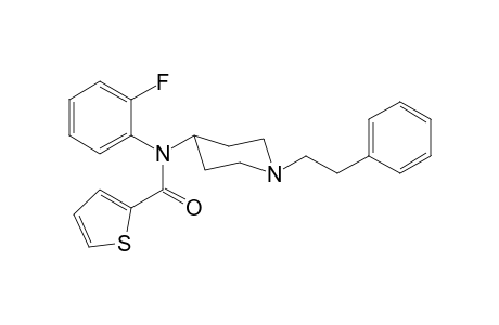 N-2-Fluorophenyl-N-[1-(2-phenylethyl)piperidin-4-yl]thiophene-2-carboxamide