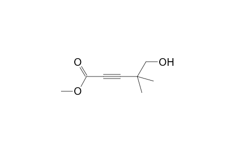 5-Hydroxy-4,4-dimethyl-2-pentynoic acid methyl ester
