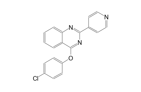 4-(4-chlorophenoxy)-2-(4-pyridinyl)quinazoline