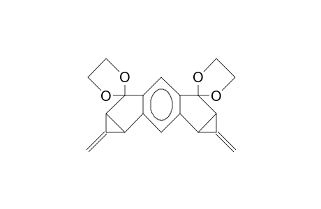 6,12-Dimethylene-pentacyclo(8.4.0.0/3,8/.0/5,7/.0/11,13/)tetradeca-1,3(8),9-triene-4,14-dione-4,14-bis(ethyleneketal) is