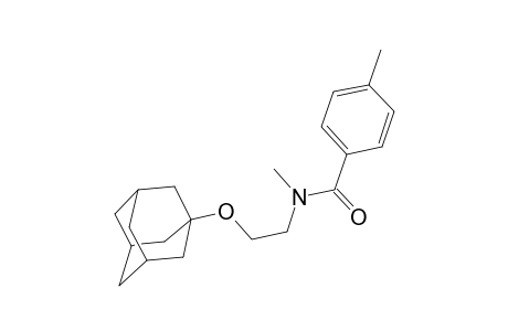 Benzamide, N-[2-(adamantan-1-yloxy)ethyl]-4,N-dimethyl-