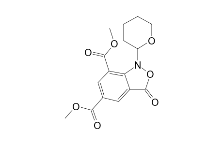 2,1-Benzisoxazole-5,7-dicarboxylic acid, 1,3-dihydro-3-oxo-1-(tetrahydro-2H-pyran-2-yl)-, dimethyl ester
