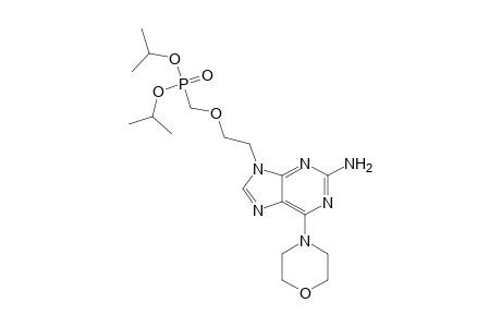 Diisopropyl{2-[2-amino-(6-morpholino)-9H-purine-9-yl]ethoxy}methylphosphonate