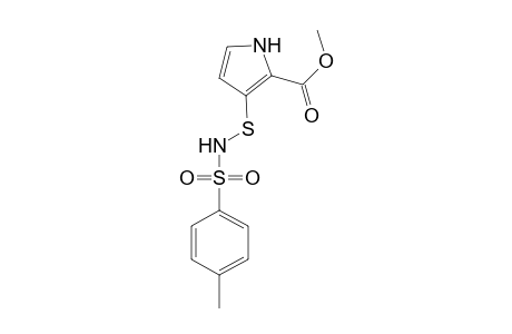 1H-Pyrrole-2-carboxylic acid, 3-[[[(4-methylphenyl)sulfonyl]amino]th io]-, methyl ester